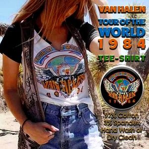 VAN HALEN TOUR OF THE WORLD 1984 TEE-SHIRT